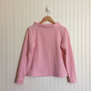 Dudley Stephens Brighton Boatneck fleece top Pink pastel size small EUC
